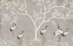 Papier peint mural Grues sous l'arbre - Vignette | Mr Papier Peint