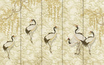 Papier peint mural Grues sur Nuages - Vignette | Mr Papier Peint