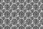 Papier peint mural grunge cercle noir et blanc audace artistique - Vignette | Mr Papier Peint