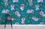 Papier peint mural Happy Koala & Arbre - Vignette | Mr Papier Peint