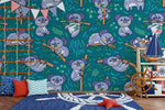 Papier peint mural Happy Koala & Arbre - Vignette | Mr Papier Peint