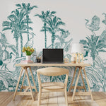 Papier Peint Mural Harmonie de la Jungle Tropicale - Vignette | Mr Papier Peint