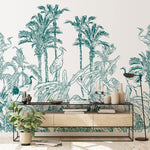 Papier Peint Mural Harmonie de la Jungle Tropicale - Vignette | Mr Papier Peint