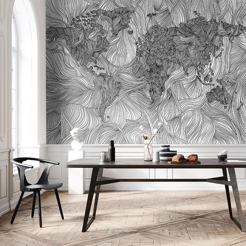 Papier Peint Mural Harmonie Mondiale - Le meilleur Papier peint panoramique Sur mesure