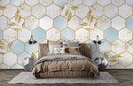 Papier Peint Mural Hexagones Ombrés - Vignette | Mr Papier Peint