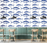 Papier Peint Mural Hippie Fish - Vignette | Mr Papier Peint