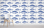 Papier Peint Mural Hippie Fish - Vignette | Mr Papier Peint