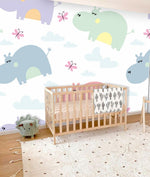 Papier Peint Mural Hippopotame Dramatique - Vignette | Mr Papier Peint