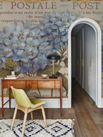 Papier Peint Mural Hortensia Bleu - Vignette | Mr Papier Peint