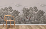 Papier peint mural illustrant la vie de palace - Vignette | Mr Papier Peint