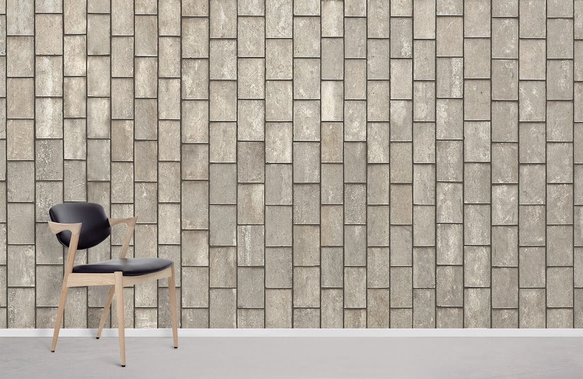 Papier peint mural imitation briques claires - Le meilleur Papier peint panoramique Sur mesure