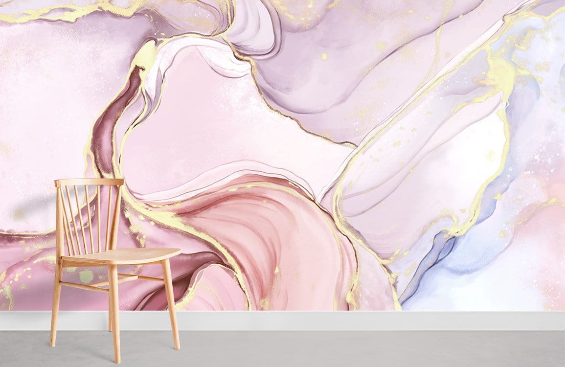 Papier Peint Mural Imitation Marbre Texturé - Le meilleur Papier peint panoramique Sur mesure