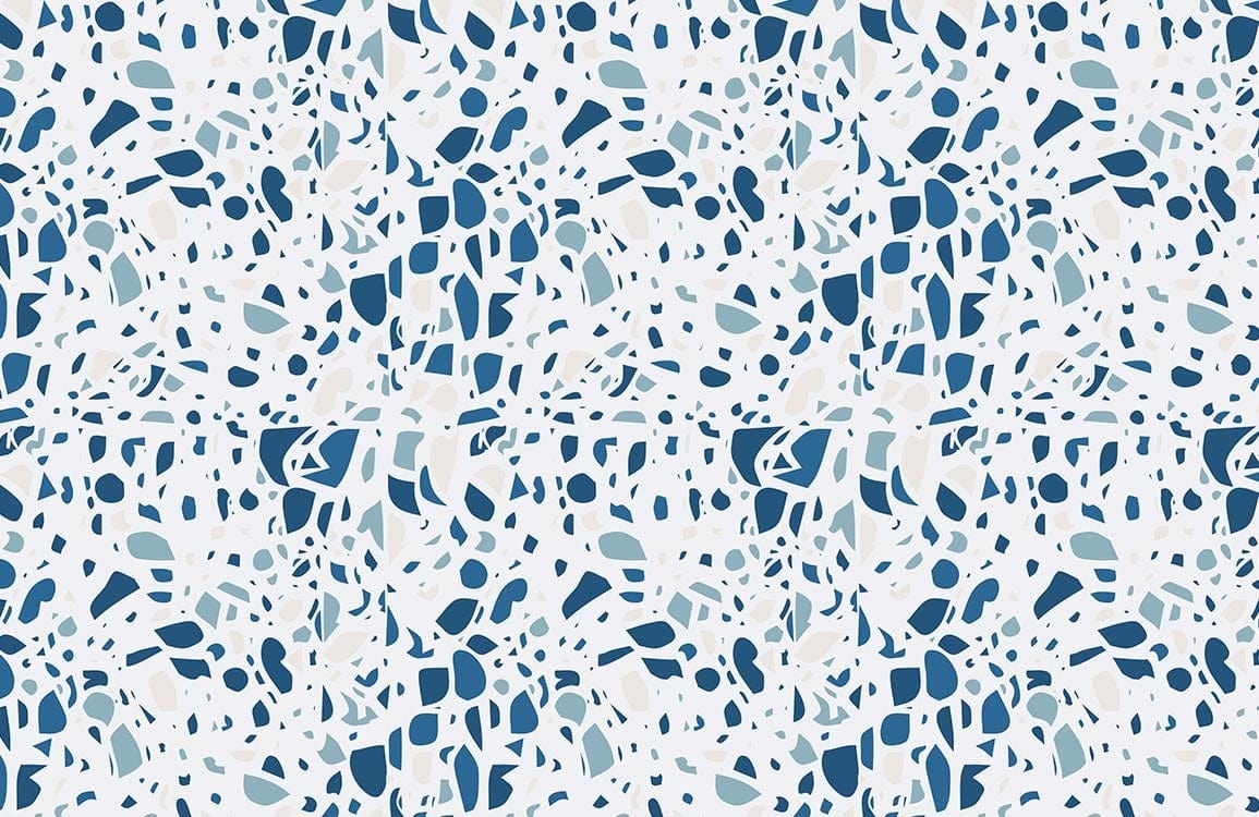 Papier peint mural Jetons Bleus - Le meilleur Papier peint panoramique Sur mesure