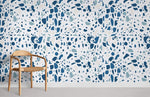 Éclat Moderne avec Papier Peint Mural Jetons Bleus - Vignette | Mr Papier Peint
