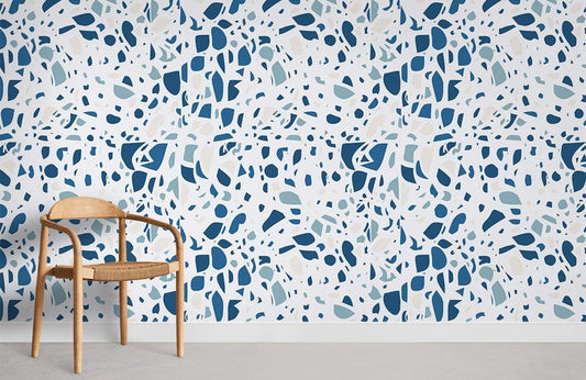 Papier peint mural Jetons Bleus - Le meilleur Papier peint panoramique Sur mesure