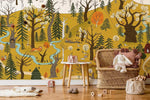 Papier Peint Mural Journal Forêt Évasion Mystique et Naturelle - Vignette | Mr Papier Peint