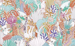 Papier peint mural jungle turquoise dense - Vignette | Mr Papier Peint