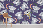 Papier peint mural Koala & Arbre Violet - Vignette | Mr Papier Peint