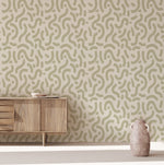 Papier peint mural labyrinthe vert clair - Vignette | Mr Papier Peint