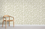 Papier peint mural labyrinthe vert clair - Vignette | Mr Papier Peint