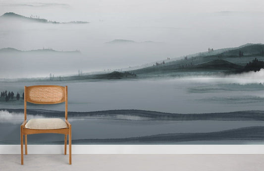 Papier peint mural Lac d’Encre II - Le meilleur Papier peint panoramique Sur mesure