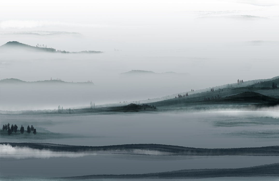 Papier peint mural Lac d’Encre II - Le meilleur Papier peint panoramique Sur mesure