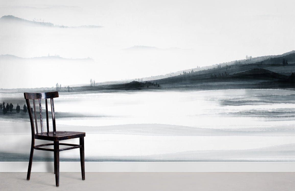 Papier Peint Mural Lac d’Encre - Le meilleur Papier peint panoramique Sur mesure