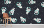 Papier peint mural Lapin Astronaute - Vignette | Mr Papier Peint