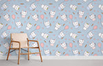 Papier peint mural Lapin et Ballons - Vignette | Mr Papier Peint