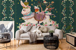 Papier peint mural Lapins & Fleurs II - Vignette | Mr Papier Peint