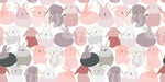 Papier Peint Mural Lapins Insouciants - Vignette | Mr Papier Peint