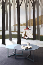 Papier Peint Mural Lecture dans les Bois - Vignette | Mr Papier Peint