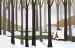 Papier Peint Mural Lecture dans les Bois - Vignette | Mr Papier Peint