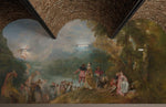 Papier peint mural L’Embarquement pour Cythère rêve pastoral - Vignette | Mr Papier Peint