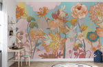 Papier peint mural Les Elfes Parmi les Fleurs - Vignette | Mr Papier Peint