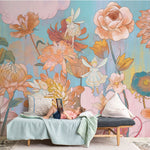 Papier peint mural Les Elfes Parmi les Fleurs - Vignette | Mr Papier Peint