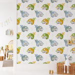 Éclat sauvage avec papier peint mural lézard coloré - Vignette | Mr Papier Peint