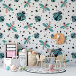 Papier peint mural libellule et insectes - Vignette | Mr Papier Peint