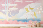 Papier Peint Mural Licorne et Princesse - Vignette | Mr Papier Peint