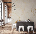 Papier Peint Mural Lignes Dorées Élégance et Sophistication - Vignette | Mr Papier Peint
