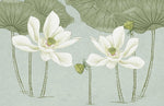 Papier peint mural Lotus Blanc - Vignette | Mr Papier Peint