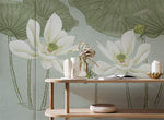 Papier peint mural Lotus Blanc - Vignette | Mr Papier Peint