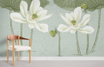 Papier peint mural Lotus Blanc - Vignette | Mr Papier Peint