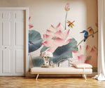 Papier peint mural Lotus & Libellule - Vignette | Mr Papier Peint