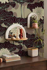 Papier peint mural Lotus Noir 3D - Vignette | Mr Papier Peint