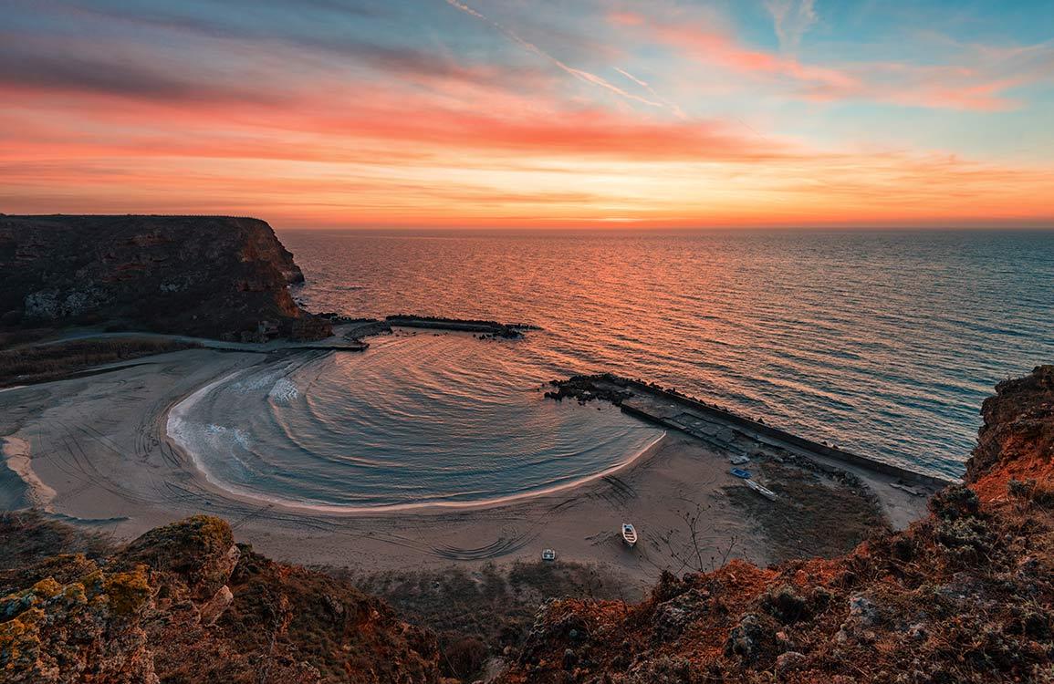 Papier peint mural Lumière du coucher de soleil - Le meilleur Papier peint panoramique Sur mesure