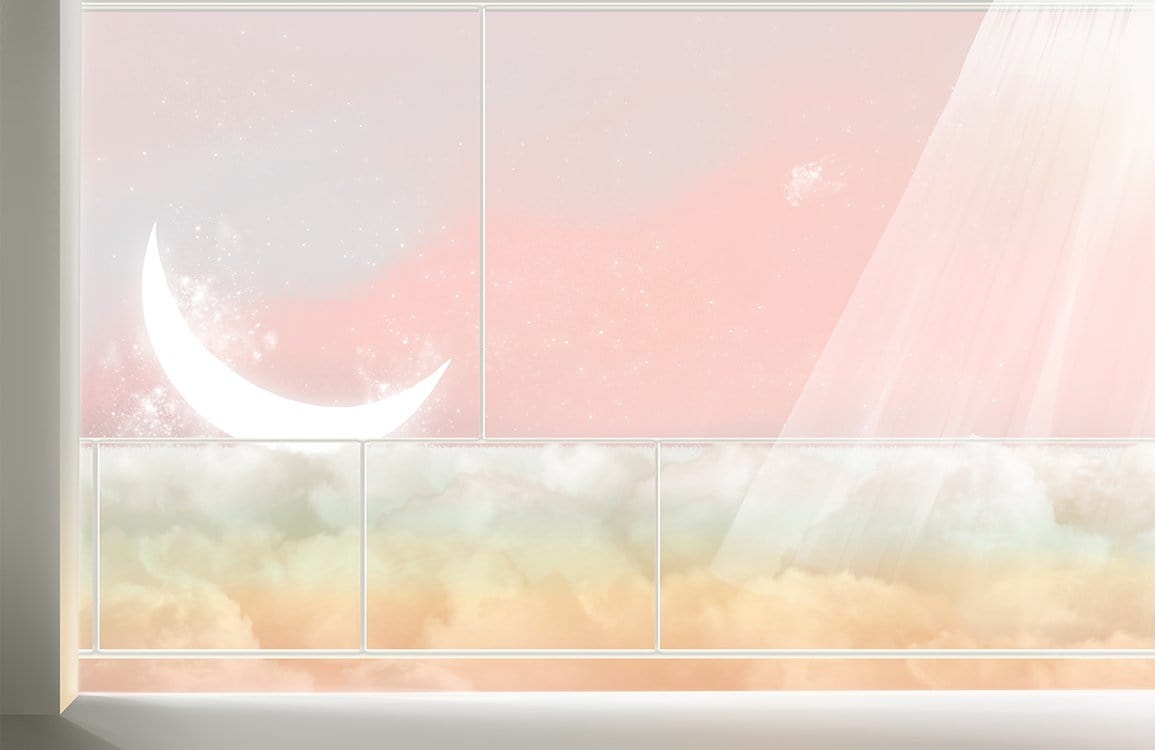 Papier Peint Mural Lune Brillante II - Le meilleur Papier peint panoramique Sur mesure