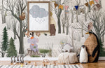 Papier peint mural Lune dans la jungle d'hiver - Vignette | Mr Papier Peint