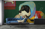 Papier Peint Mural M Chien Fumeur - Vignette | Mr Papier Peint