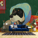 Papier Peint Mural M Chien Fumeur - Vignette | Mr Papier Peint